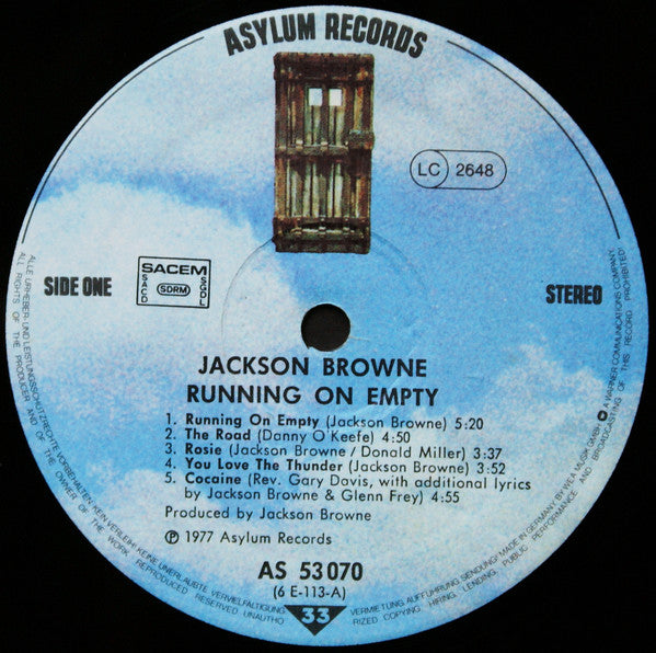Browne, Jackson - Running On Empty