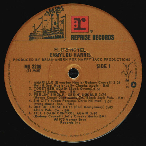 Harris, Emmylou - Elite Hotel