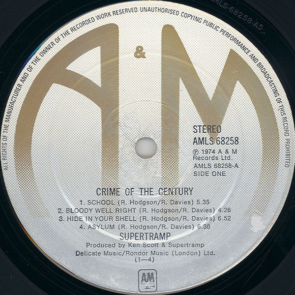 Supertramp - Crime Of The Century