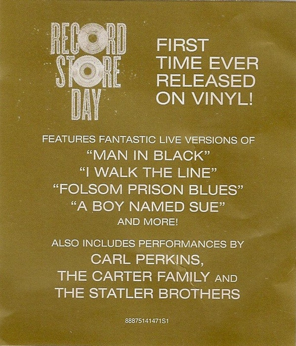 Cash, Johnny - Man In Black, Live In Denmark