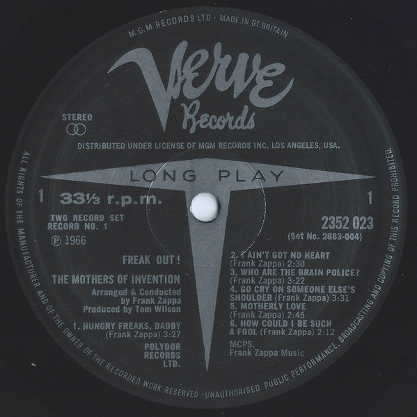 Mothers of Invention - Freak Out!