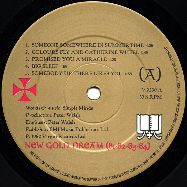 Simple Minds - New Gold Dream