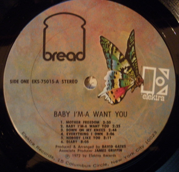 Bread - Baby I'm A Want You