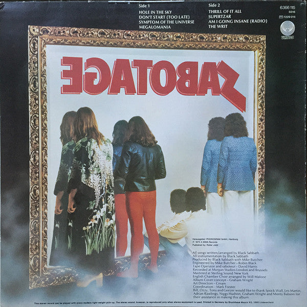 Black Sabbath - Sabotage