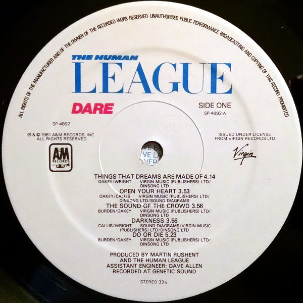 Human League - Dare!