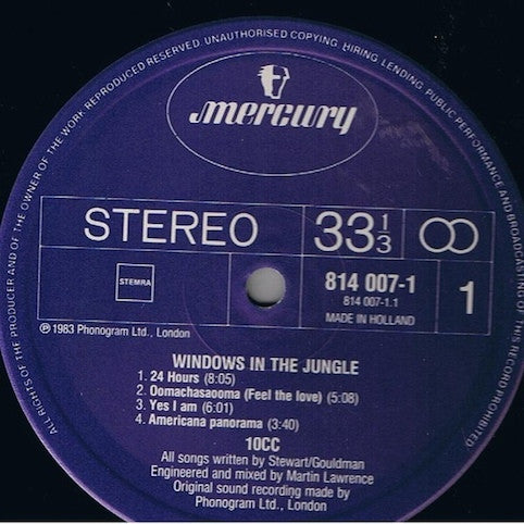 10CC – Windows In The Jungle - RecordPusher