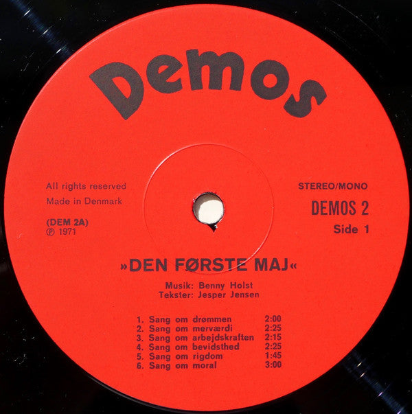 Holst, Benny & Jesper Jensen – Den Første Maj