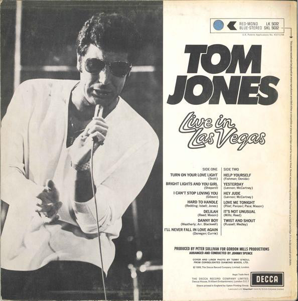 Jones, Tom - Live In Las Vegas