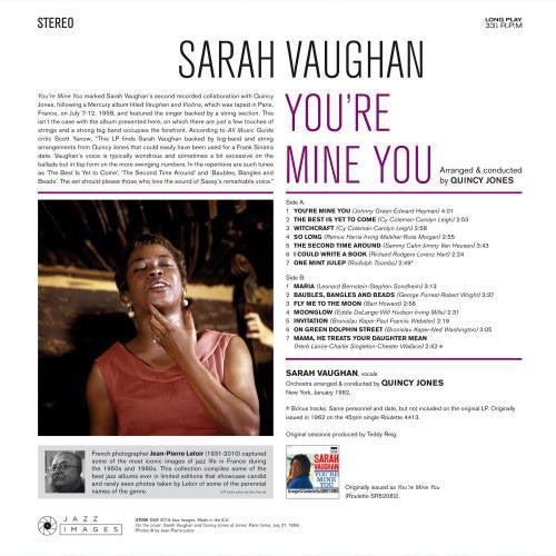 Vaughan, Sarah & Quincy J - You're Mine You