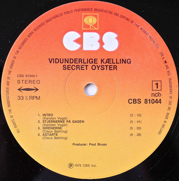 Secret Oyster - Vidunderlige Kælling