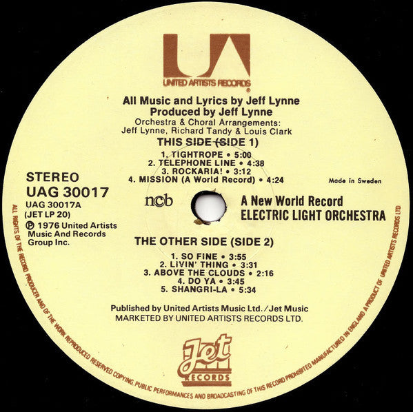 Electric Light Orchestra - A New World Record