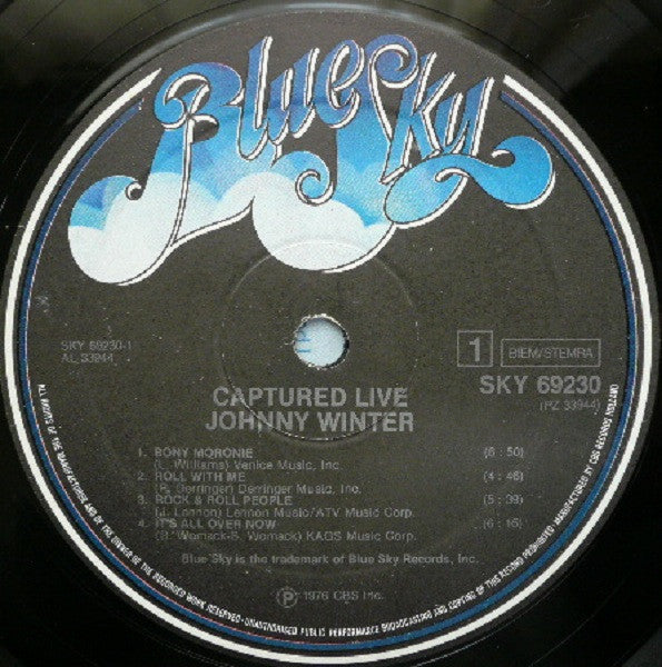 Winter, Johnny - Captured Live!