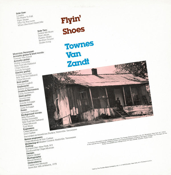 Van Zandt, Townes - Flyin' shoes