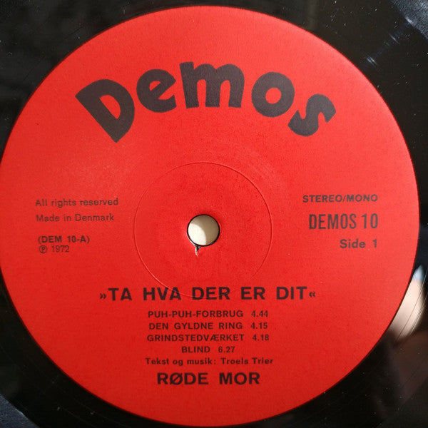 Røde Mor - Ta' Hva' Der Er Dit