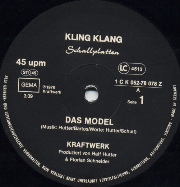 Kraftwerk - Das Model
