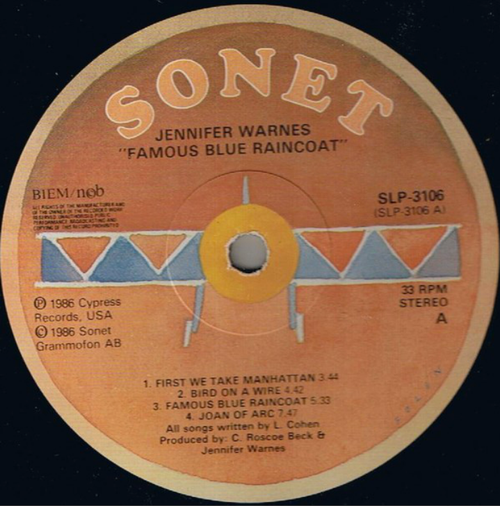 Warnes, Jennifer - Famous Blue Raincoat