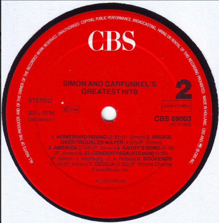 Simon And Garfunkel - Simon And Garfunkel's Greatest Hits