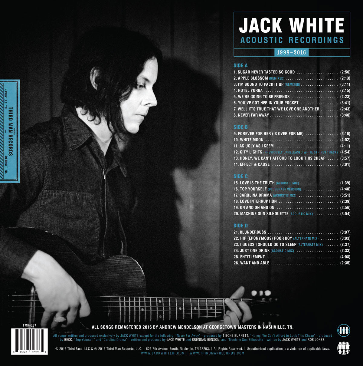 White, Jack - Jack White Acoustic Recordings 1998 - 2016