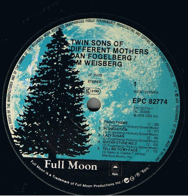 Fogelberg, Dan & Tim Weisberg - Twin Sons Of Different Mothers.