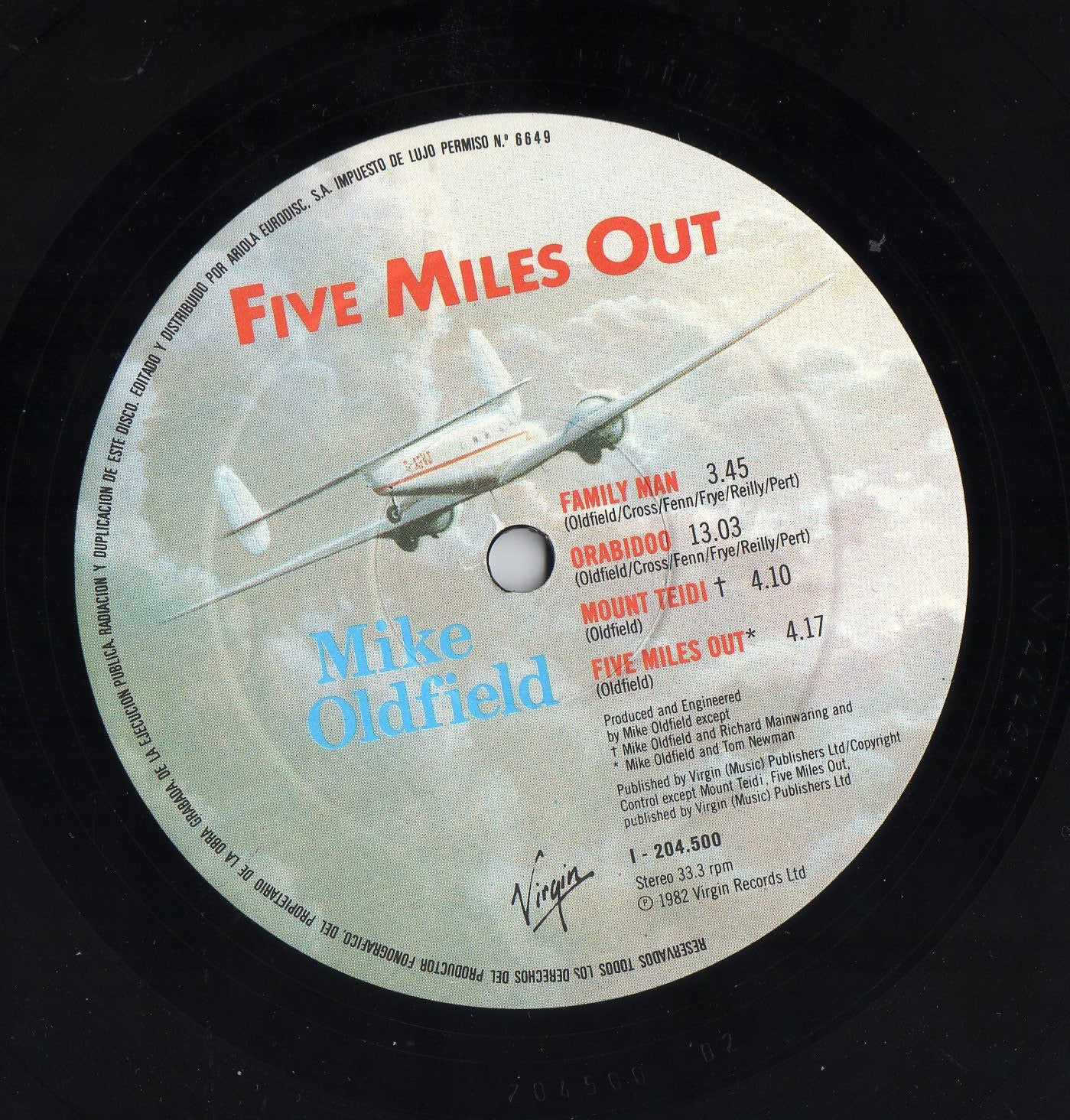 Oldfield, Mike - Five Miles Out