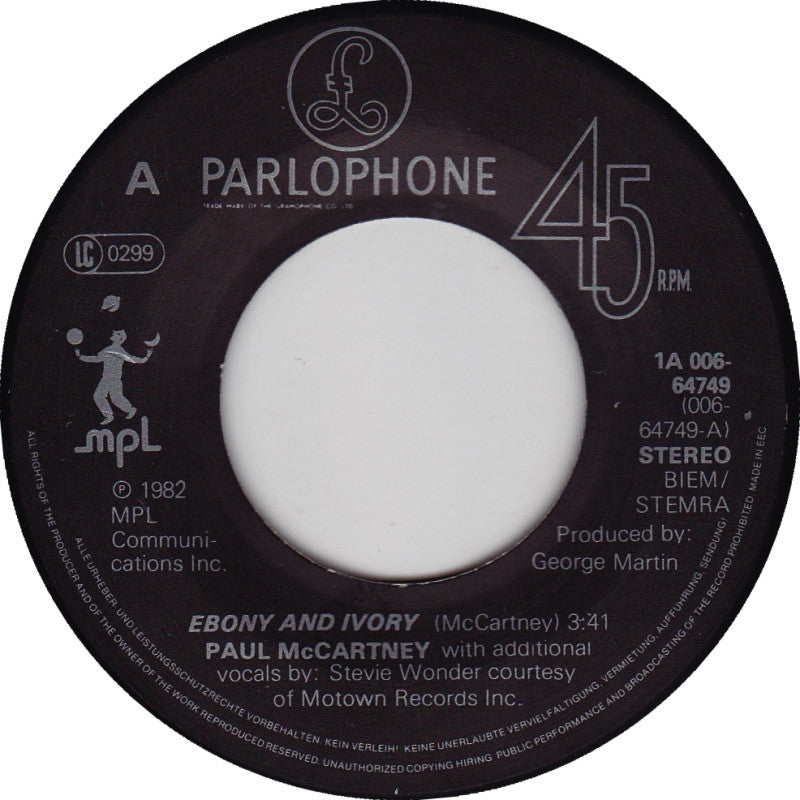 McCartney, Paul - Ebony And Ivory.
