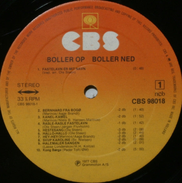Boller Op Boller Ned
