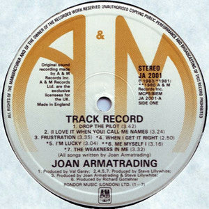 Armatrading, Joan - Track Record.