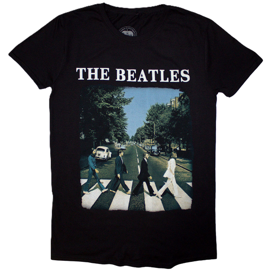 The Beatles Abbey Road Cover & Logo - T-Shirt