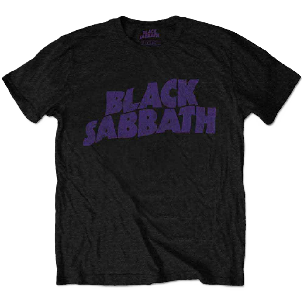 Black Sabbath Wavy Logo - T-Shirt
