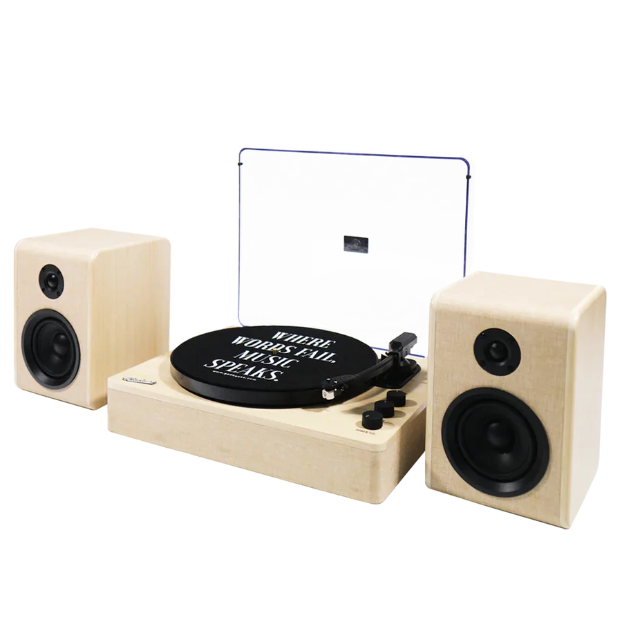 GADHOUSE - Dean Turntable Stereo System (Soft Sand)