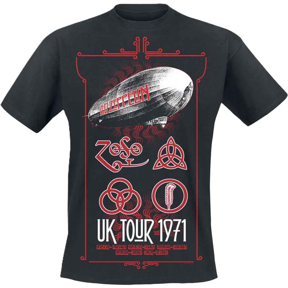 Led Zeppelin UK Tour '71 - T-Shirt