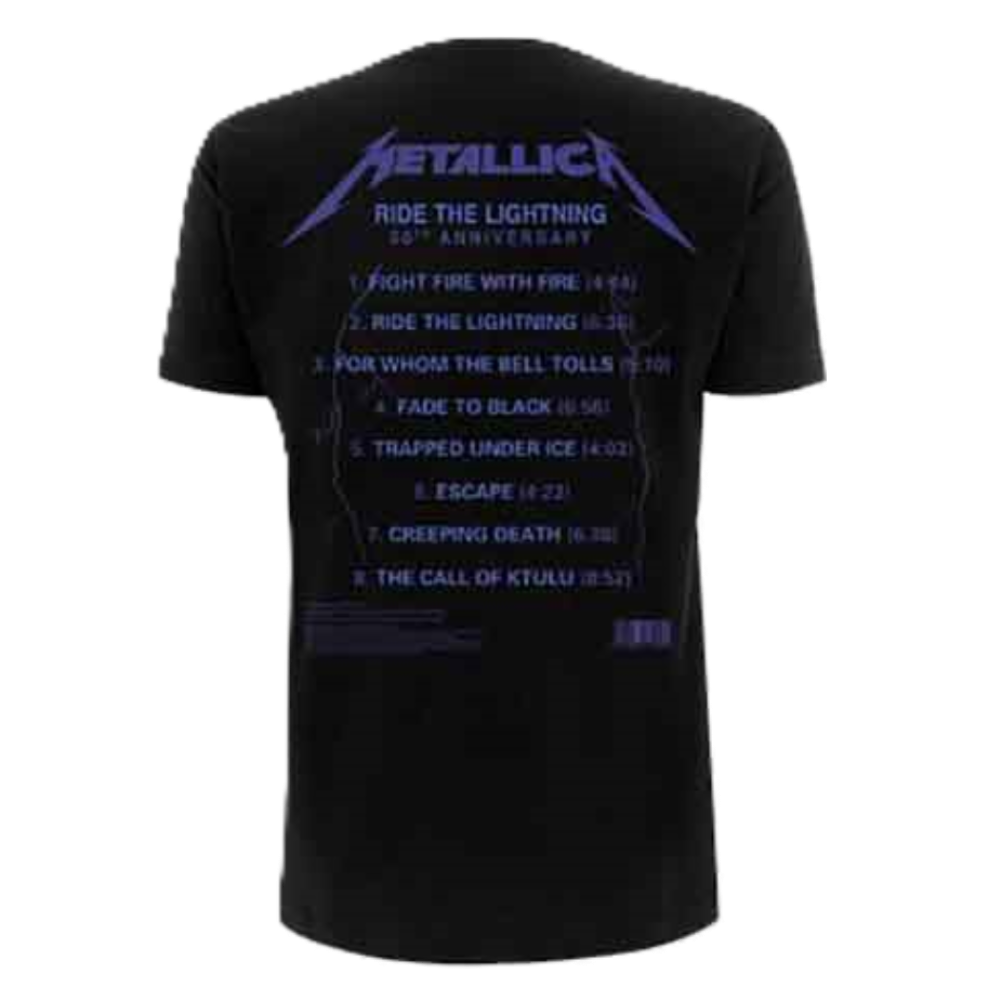 Metallica Ride The Lightning with Tracks - T-Shirt