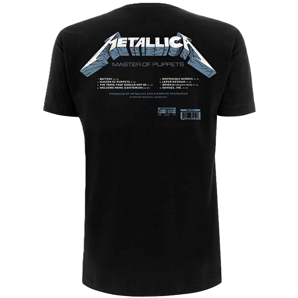Metallica Master Of Puppets with Tracks - T-Shirt