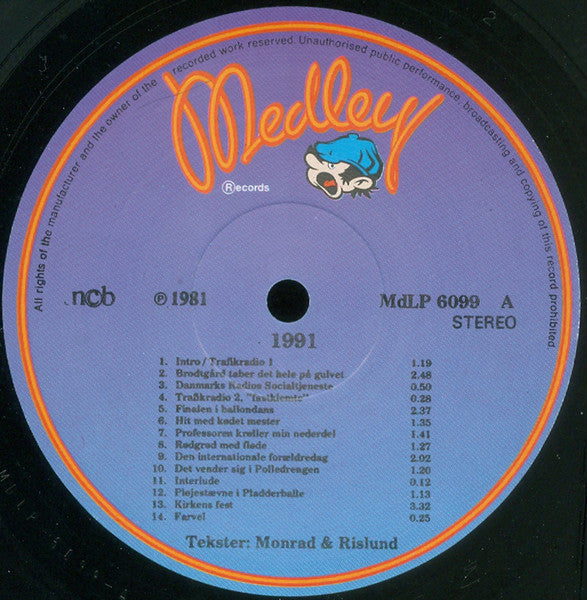 Monrad & Rislund ‎– 1991