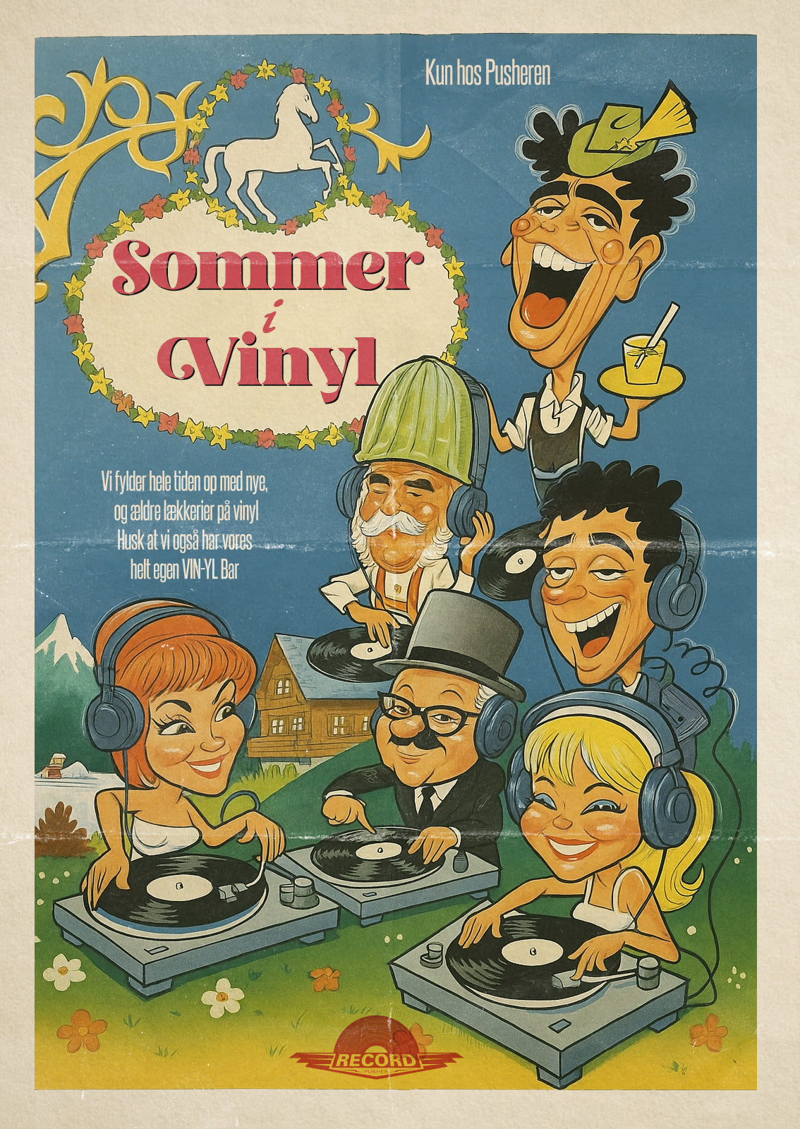Somer i Vinyl - Plakat