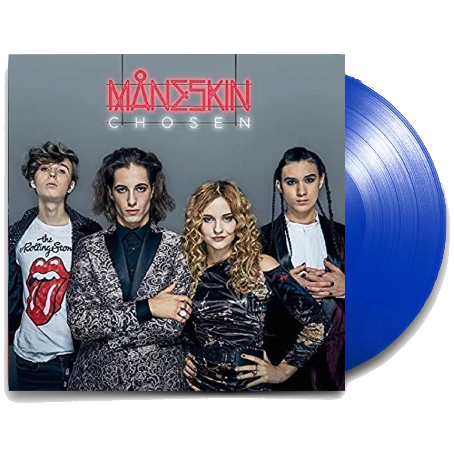ダミアーノ直筆サインマネスキンmaneskin メガジャケット付chosenCD blue_4c8795ff-0531-47e0-a723-