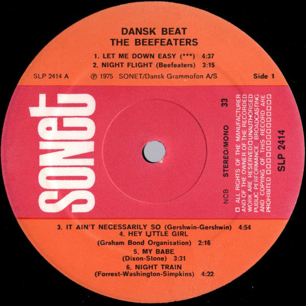 Beefeaters - Dansk Beat