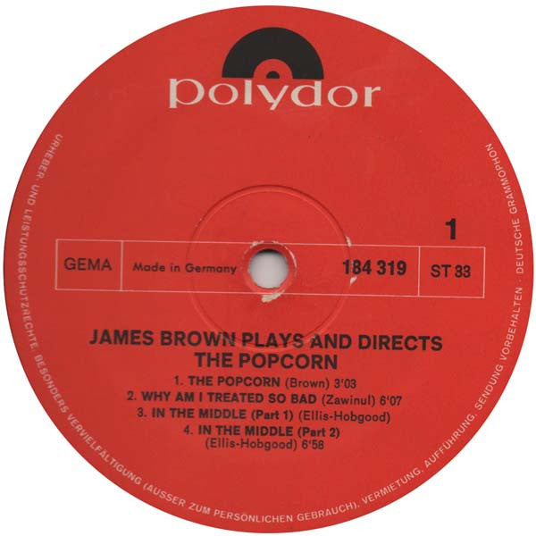 James Brown Directs And Dances With The James Brown Band – The Popcorn