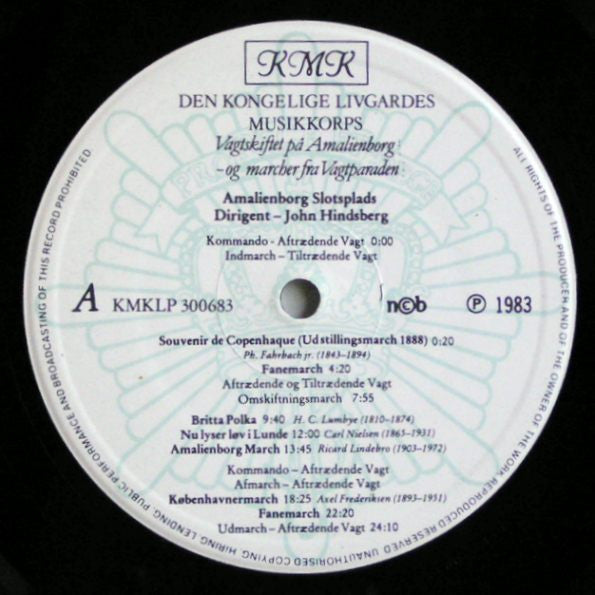 Den Kongelige Livgardes Musikkorps – Vagtskiftet På Amalienborg - Og Marcher Fra Vagtparaden