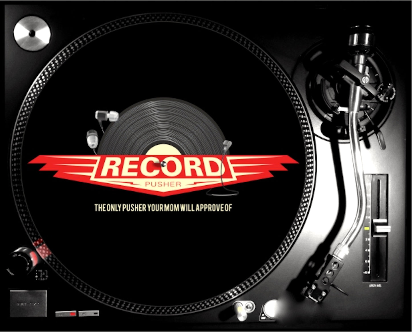 RecordPusher - Logo Slipmat