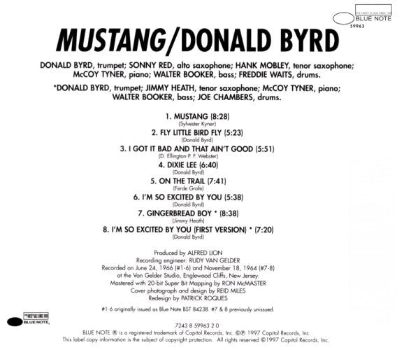 Byrd, Donald - Mustang !