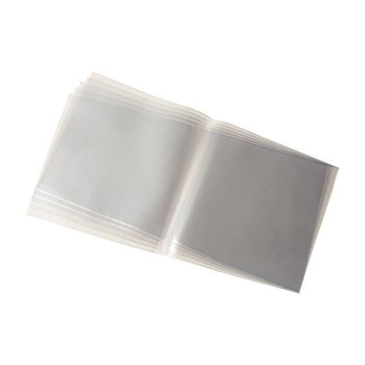 Transparent Gatefold Plastic Cover 12"