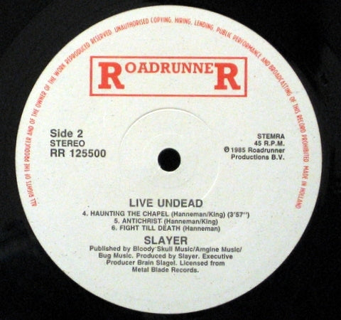 Slayer - Live Undead.