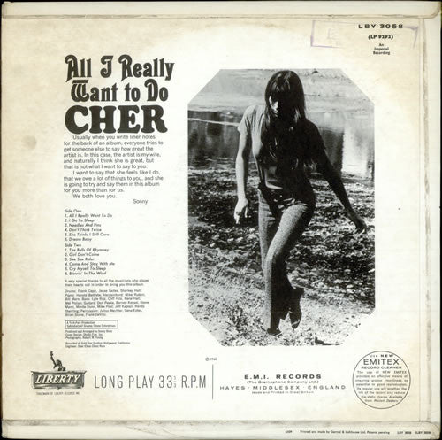 Cher - All I Really Want To Do