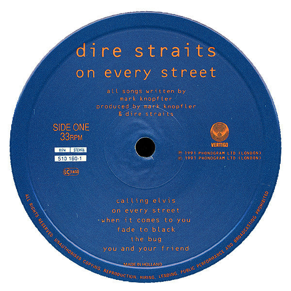 2discs LP Dire Straits On Every Street (-180g) R126680 WARNER 未開封 /00520 Dire Straits - On Every Street – RecordPusher - International
