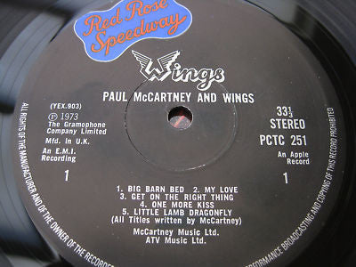 Wings McCartney, Paul - Red Rose Speedway