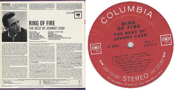 Cash, Johnny - Ring Of Fire. – Vinyl Shop - RecordPusher