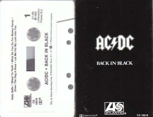 AC/DC - Back In Black (MC)