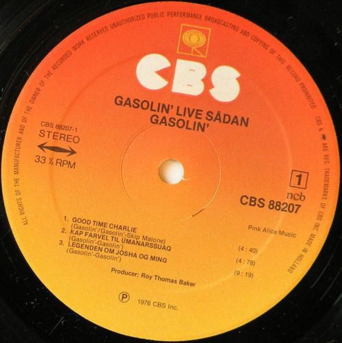 Gasolin' - Live Sådan