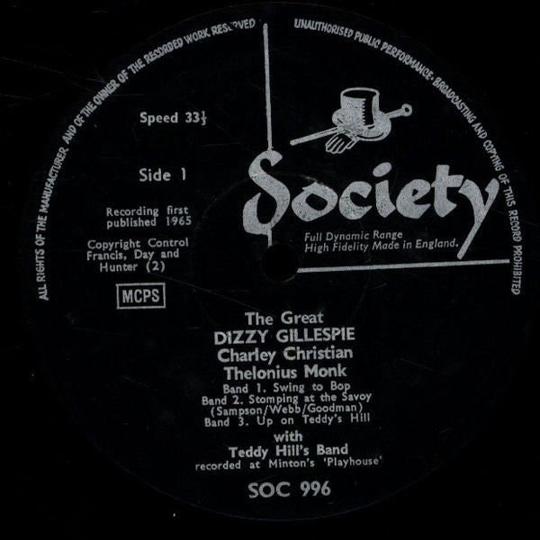 Gillespie, Dizzy - The Great